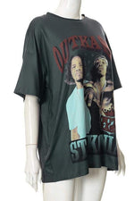 LOOSE GRAPHIC T SHIRT TEES BLOUSES STREETWEAR