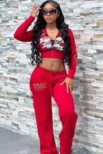 Graphic Tracksuit Hoodie Set