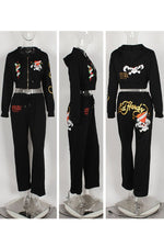 Graphic Tracksuit Hoodie Set
