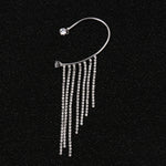 Long Tassel Earless Earrings