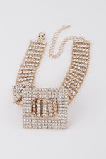 Buckle Up Choker Necklace