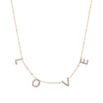 Gold Love Station Necklace
