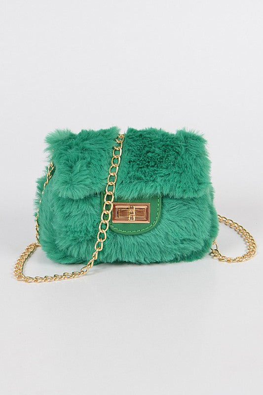 Faux Fur Mini Bag