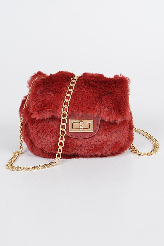 Faux Fur Mini Bag