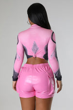 BODY PRINT CROP TOP