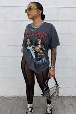 LOOSE GRAPHIC T SHIRT TEES BLOUSES STREETWEAR