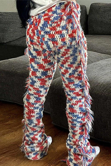 Fringes Knit Pants