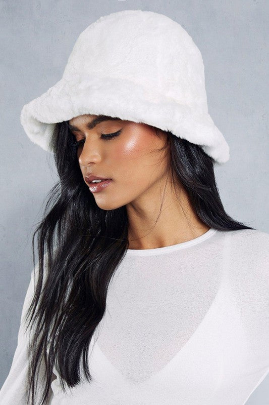 Faux Fur Bucket Hat