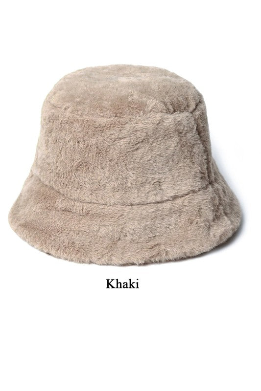 Faux Fur Bucket Hat