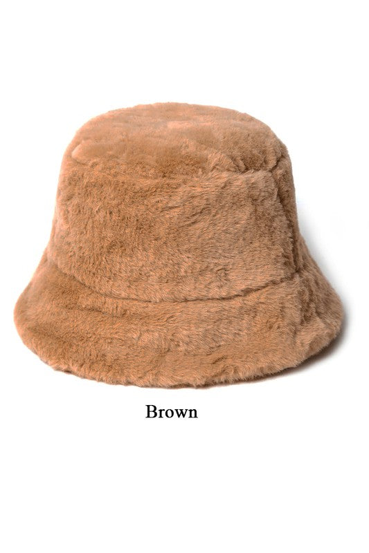 Faux Fur Bucket Hat