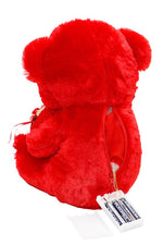 12 Inch LED Light-Up Stuffed Heart Teddy Bear