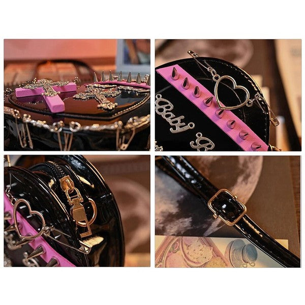 Lolita heart Crossbody bag