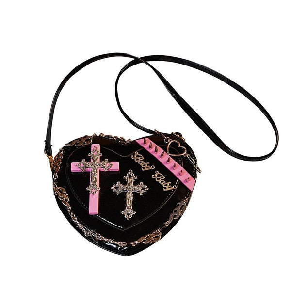 Lolita heart Crossbody bag