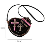 Lolita heart Crossbody bag