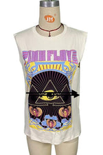 GRAPHIC SLEEVELESS TEE