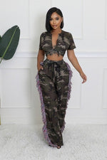 Camouflage Pants Set