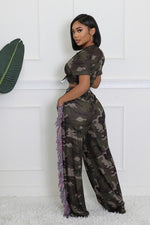 Camouflage Pants Set