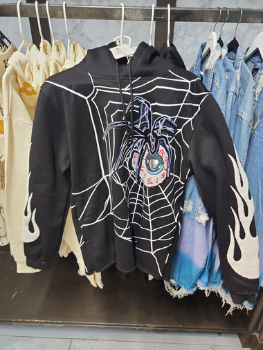 Fresh Web Crop Hoodie