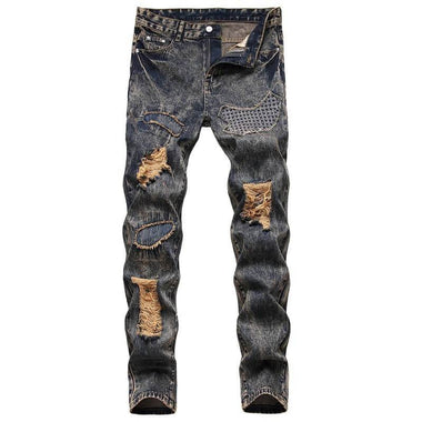 Men's Comfy Ripped Jeans