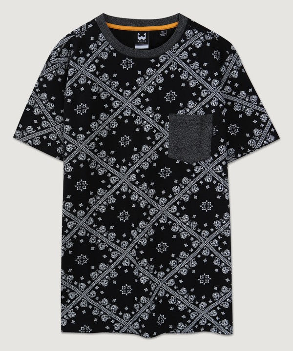 Bandana Paisley Pocket Crew