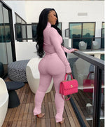 Long sleeve two-piece casual suit