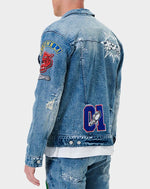 VARSITY PATCHES DENIM JACKET