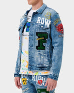 VARSITY PATCHES DENIM JACKET