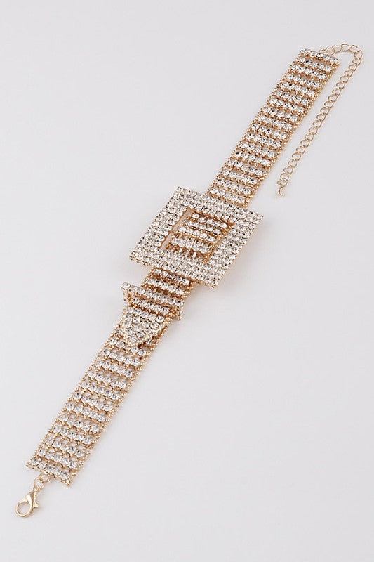 Buckle Up Choker Necklace