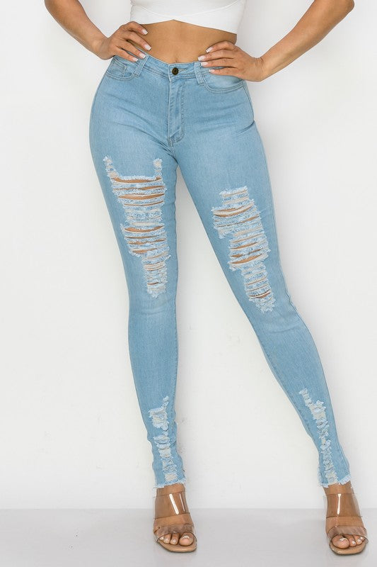 LIGHT SKINNY JEANS