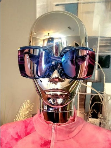 Blue And Pink Sunglasses