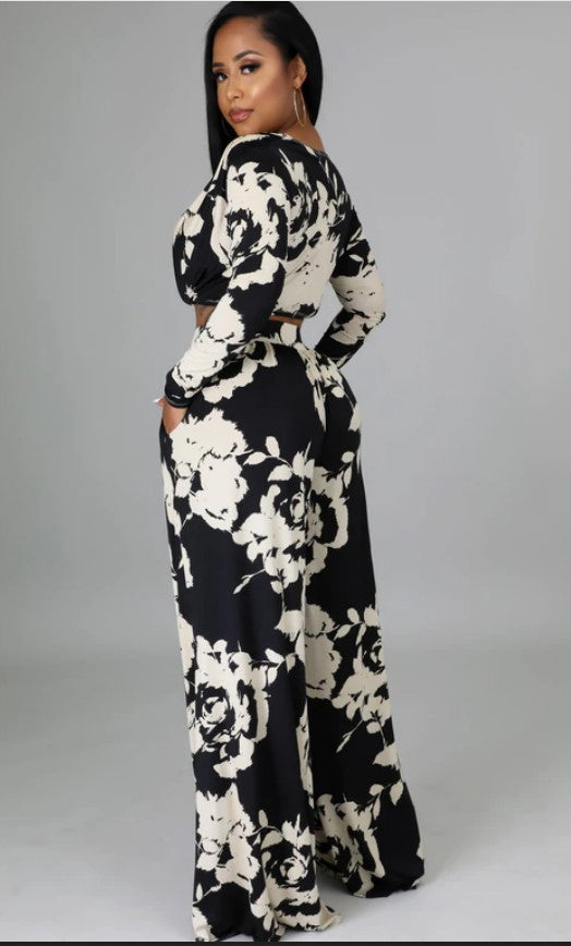 Two Piece Wide Legs Set